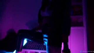 KDA Akali from League of Legends cosplayer sucks cock, gets banged and covered in cum