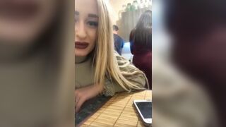 Hot sexy drunk russians showing their nice titties on periscope