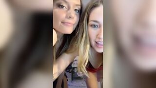 Gorgeous three thots shaking ass on periscope
