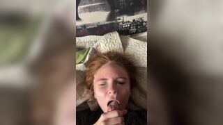Nasty Babe Taking Huge Cum Shot On Cute Face Leaked Video