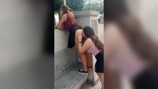 Nasty College Girl Ass Licking Outdoor Lesbian Video
