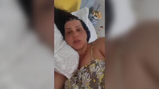 Hot Wife Teasing And Dirty Talking On Bed Video