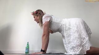 Hot Milf Nipple Slip While Doing Yoga Workout Video