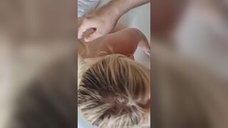 Ravenahanniely Blonde Slut Getting Pussy Stretches by Big Cock in Mutiple Poses Video