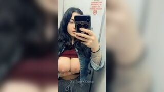 Saffronxxrose Arabic Thot Shows Her big Nipples Infront Of Mirror Video