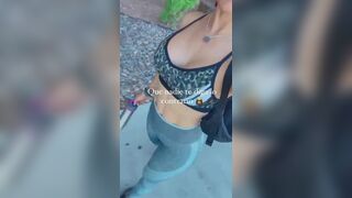 Beautiful Wife Going To The Gym Teasing Video
