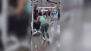 Hot Gym Girl With Fit Ass Working Out Tight Jeans Video