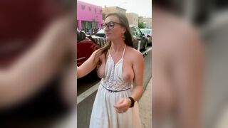 Ujinxcolorado Lusty Milf Showing Off Her Bouncy Tits at Public Video