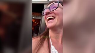 Ujinxcolorado Nerdy Slut Walking Topless in Public Video