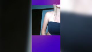 Lucy Aquarius Nerdy Babe Getting Naked and Shows her Perfect Tits and Ass on Cam Video