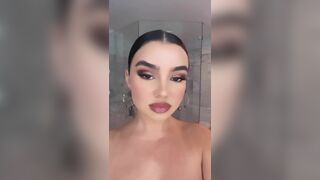 Naughty Girl After Shower Teasing Video