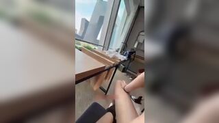 Asian Slut Riding Bfs Dick While Rubbing Clit Orgasm Video