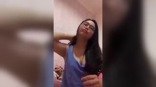 Inayah Teen Camgirl Boob Slip While on Live Video