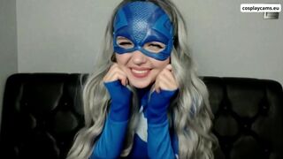 Sexy Webslut Teasing While Wearing Cosplay Video