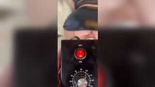 Busty PAWG Getting Roughly Fucked by Dildo Machine Video