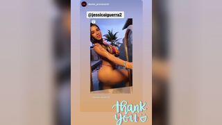 Bikini Slut Showing Off Her Curvy Figure in Pool Video