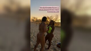 Amira Daher FBB Sluts Twerking On The Beach While Wearing Bikini OnlyFans Video