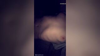 Sara Rogers Skinny Slut Showing Off Her Tits at Night Video
