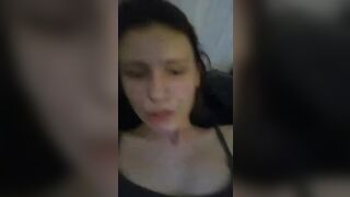 Hot skinny russian girl banged on periscope