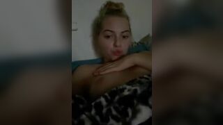 Gorgeous horny girl masturbating on periscopee