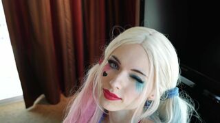 Amouranth Showing Her Tits and Booty Cheeks in Harleyquinn Cosplay Onlyfans Video