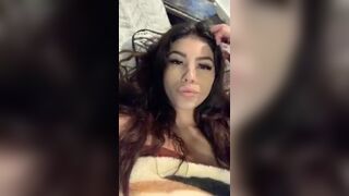 Gorgeous girl has her wet pussy eaten on periscope by her boyfriend