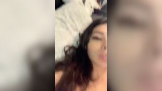 Gorgeous girl has her wet pussy eaten on periscope by her boyfriend