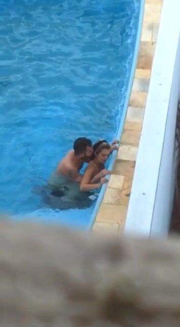 Horny couple have porn in public pool while hidden voyeur records -  ViralPornhub.com