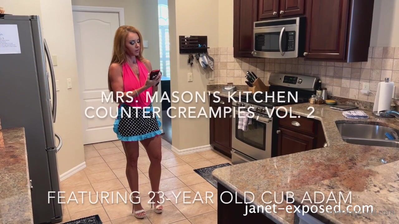 Janet Mason Mrsmasons Kitchen Counter Creampies Vol2 Onlyfans Video